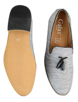Galax GH3126 - Herr Slip On Tassel Körskor Loafers Lätt Elegant Casual Svart Blå Italiensk