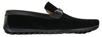 Galax ZD71 - Herr Slip-On Mocka PU Läder Körskor Spänne Mockasin Casual