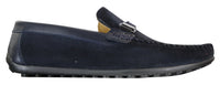 Galax ZD71 - Herr Slip-On Mocka PU Läder Körskor Spänne Mockasin Casual