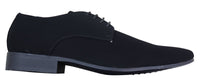 Svarta herrskor i nubuck, PU-mocka