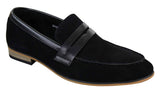 Herr Slip On Loafers i Mocka Mockasiner Smarta Casual Italienska Designerskor