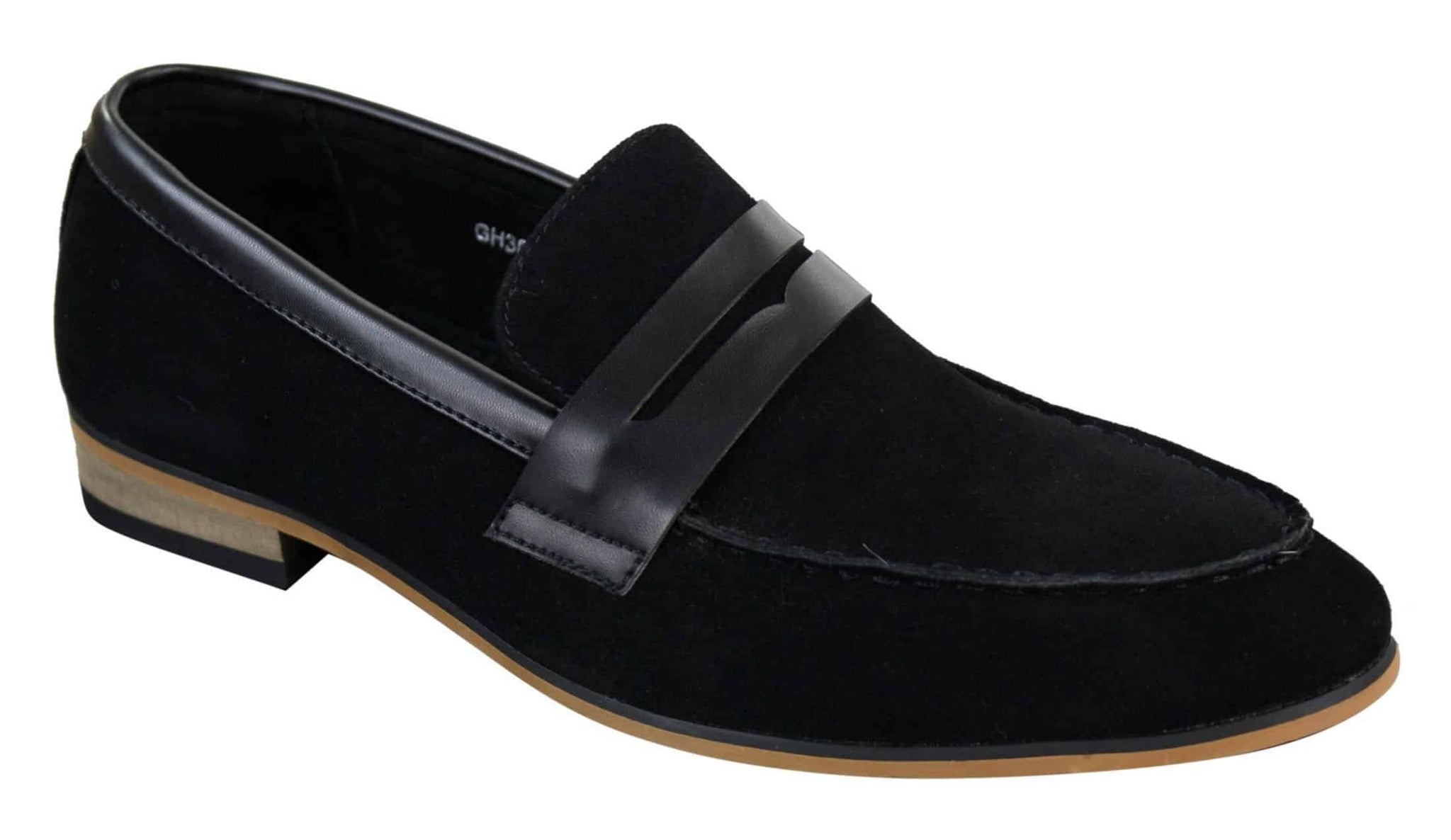 Herr Slip On Loafers i Mocka Mockasiner Smarta Casual Italienska Designerskor