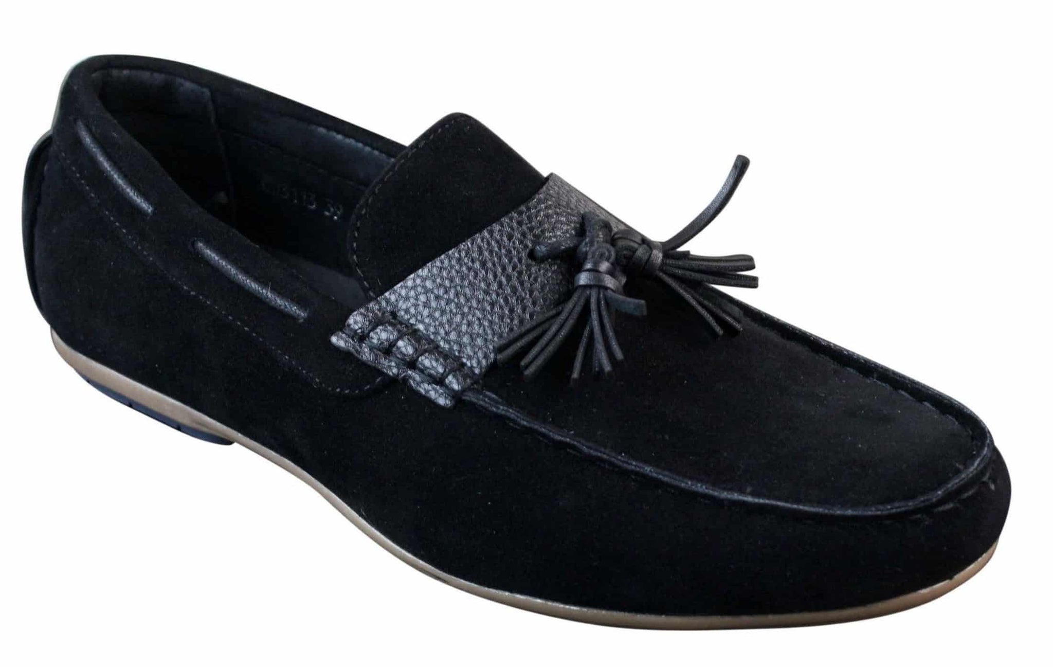 Herr Slip-On Läder Insida PU Mocka Bilskor Tossloafers Smart Casual