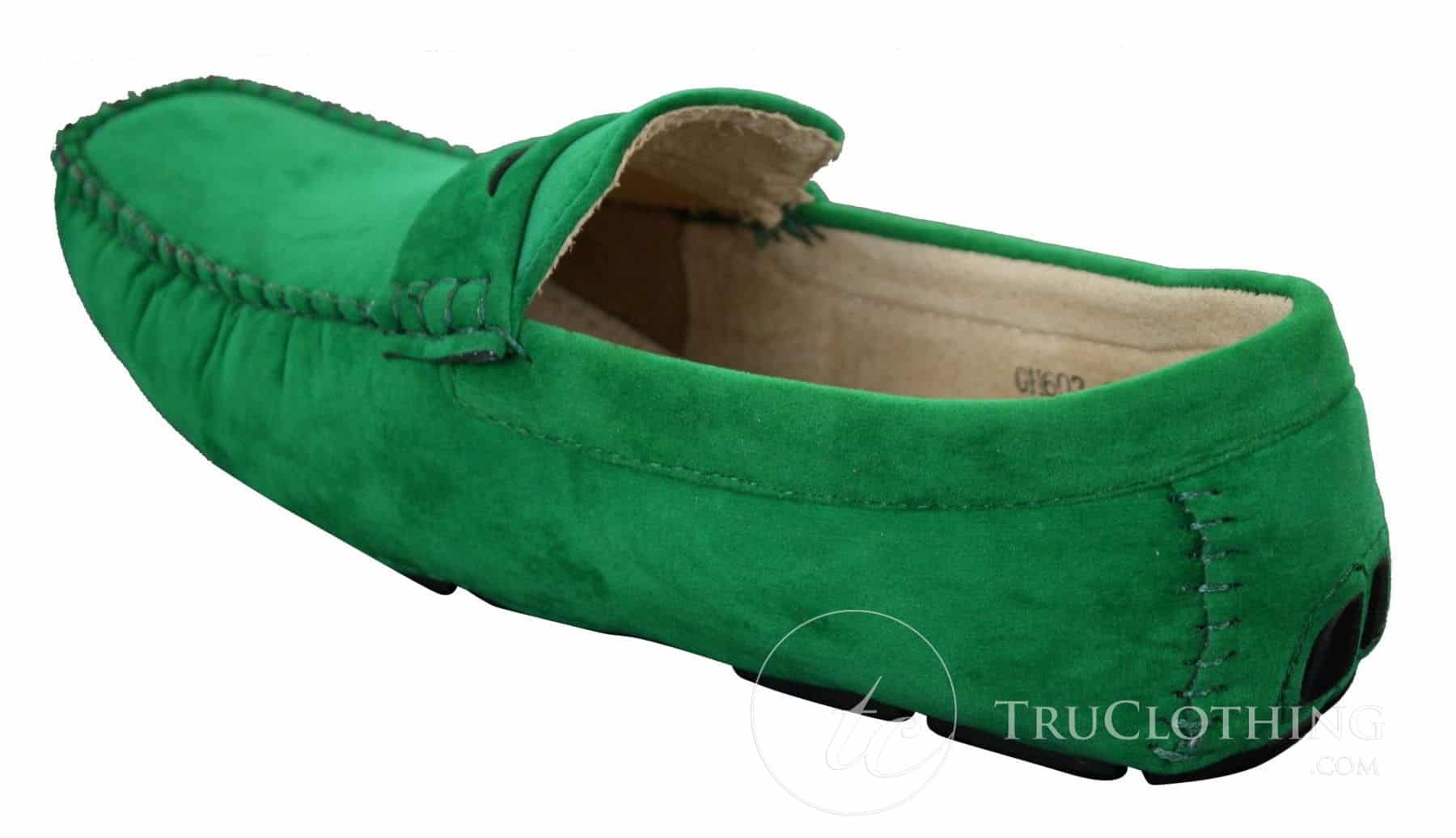 Herr Slip On Mocka Läder Mockasin Loafers Smart Casual Brun Beige