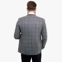 Happy Gentleman ELEGANTE ullkostym i tre delar med kontrasterande brun väst