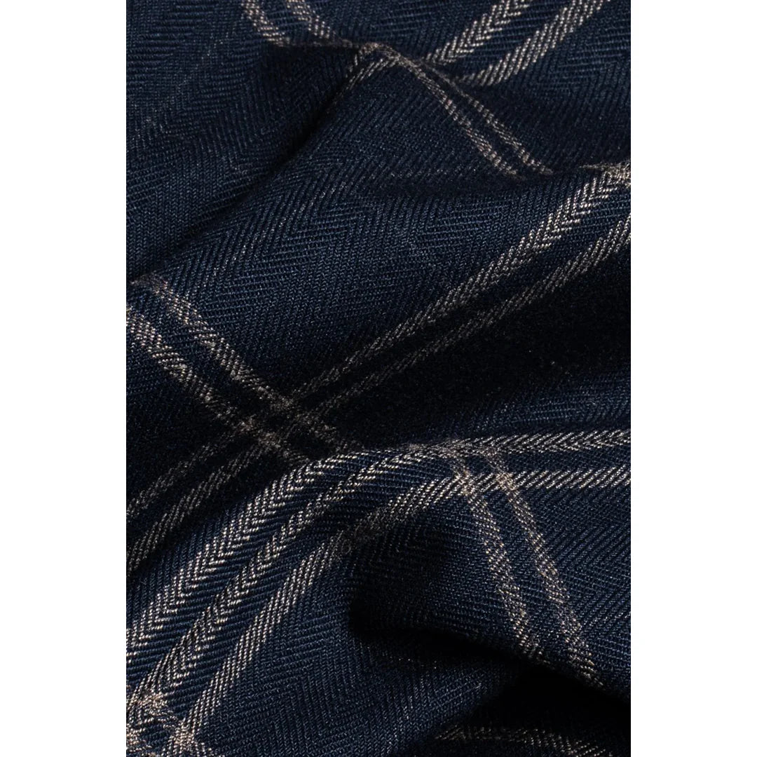 Hardy - Herr Blåbrun Rutig Kavaj