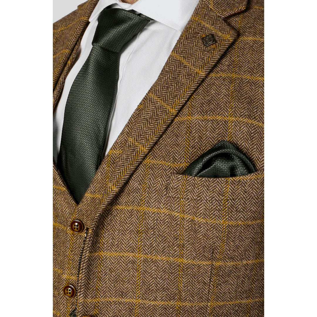 Harris - Herrbrun Tweedkavaj