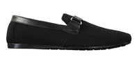 Fiorello HD0112-03 - Herr Ikoniska Svarta Marinblå Italiensk Design Slip On Smarta Casual Loafers Mocassins Körskor