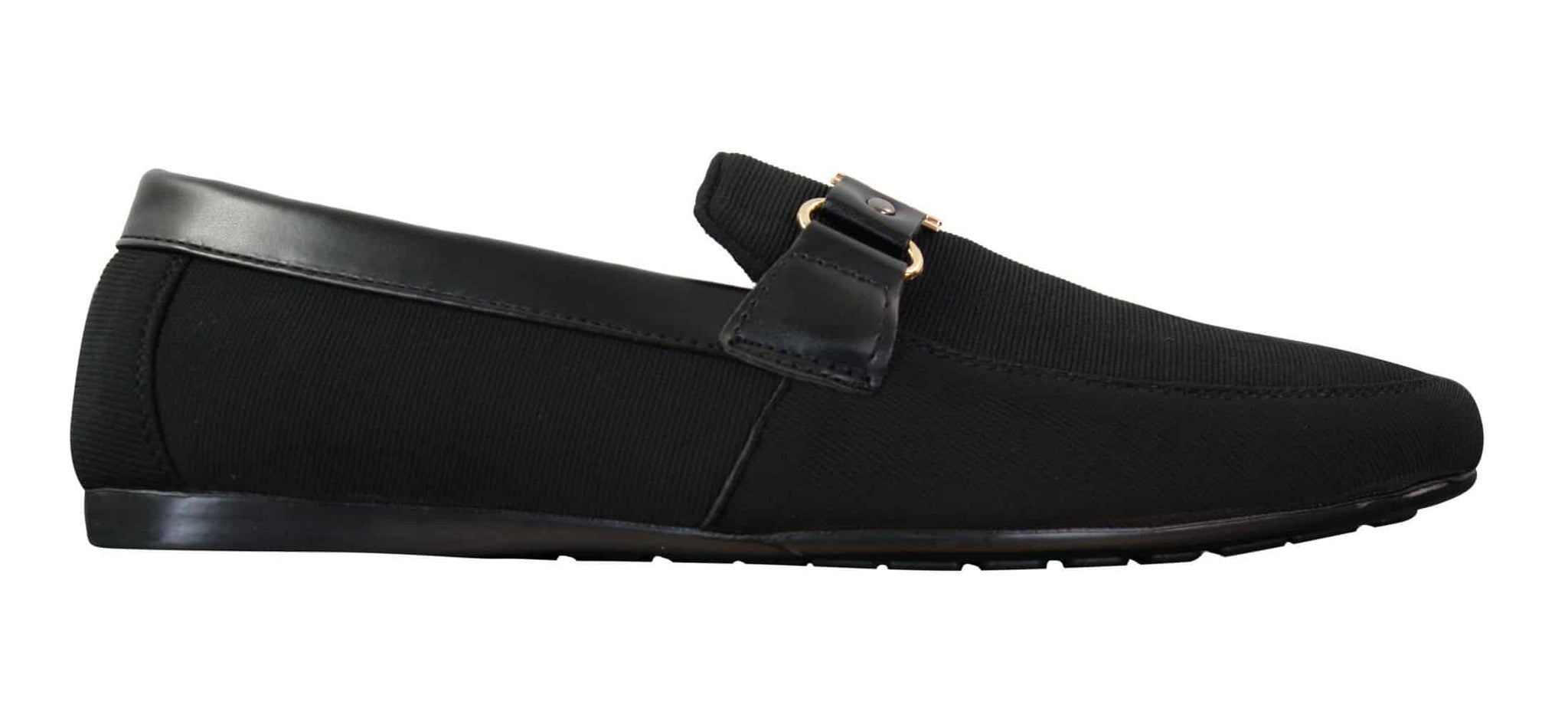 Fiorello HD0112-03 - Herr Ikoniska Svarta Marinblå Italiensk Design Slip On Smarta Casual Loafers Mocassins Körskor