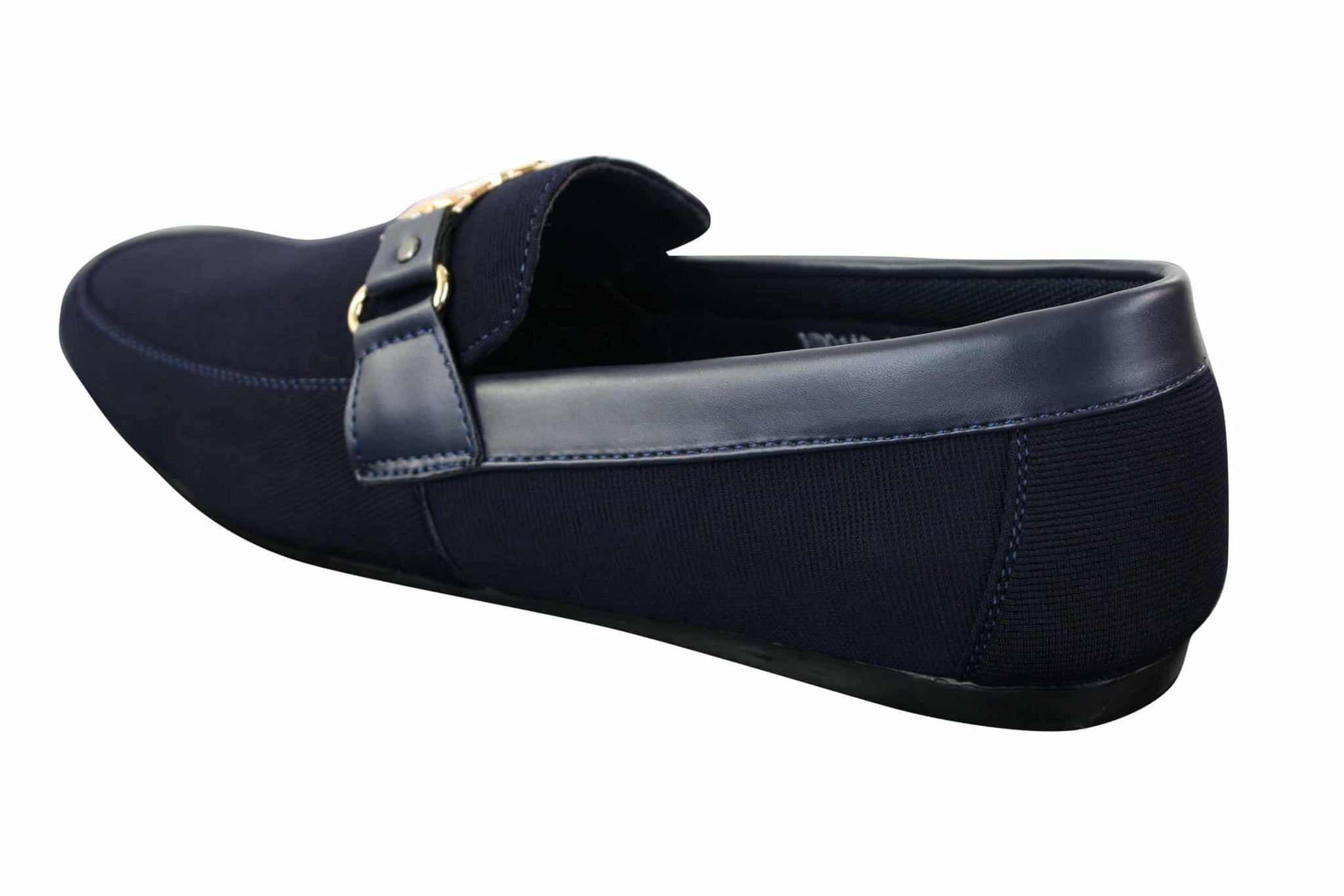 Fiorello HD0112-03 - Herr Ikoniska Svarta Marinblå Italiensk Design Slip On Smarta Casual Loafers Mocassins Körskor