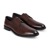 Henley - Herr Bruna Klassiska Derbyskor med Släta Tå