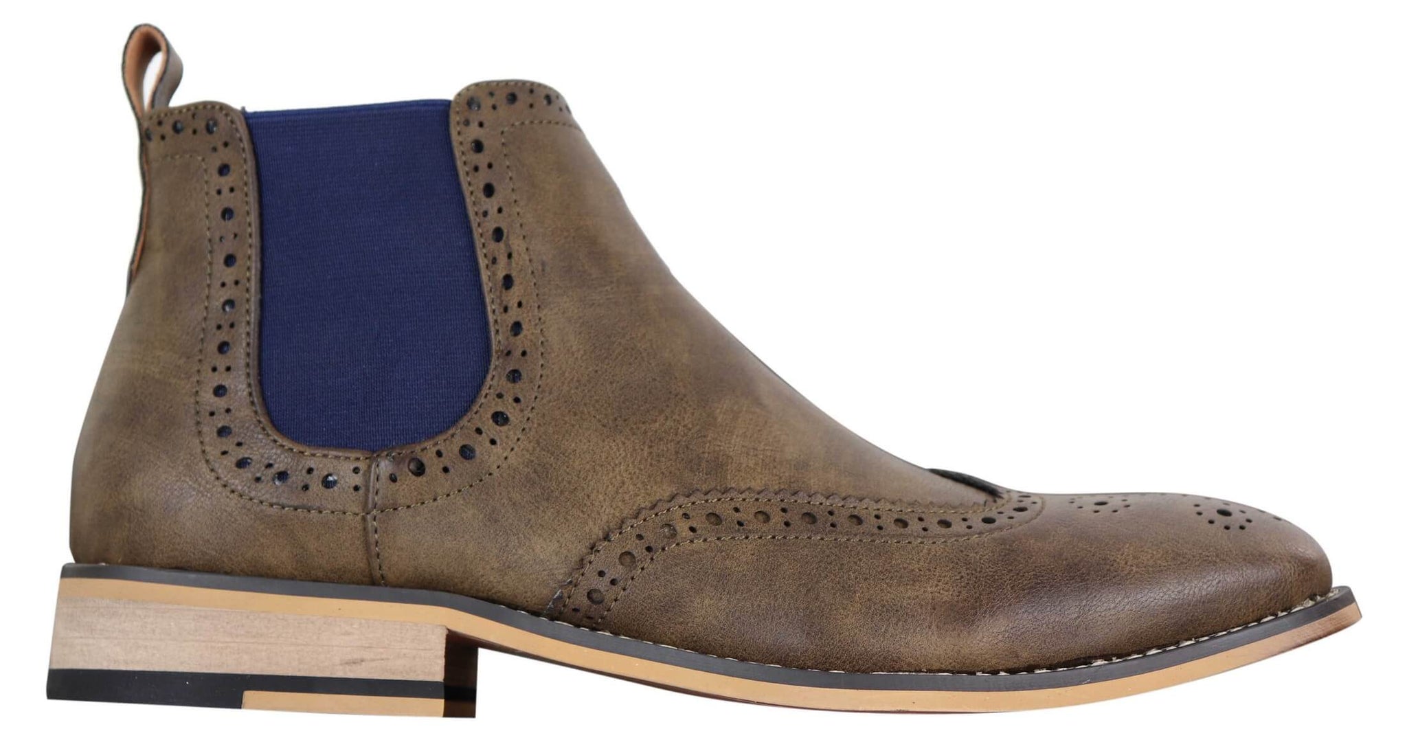 Svarta eller bruna slip-on Chealse-stövlar för män - Cavani Hound