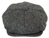 Herrhatt i vintage-tweed med Peaky Blinders-motiv