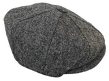 Herrhatt i vintage-tweed med Peaky Blinders-motiv