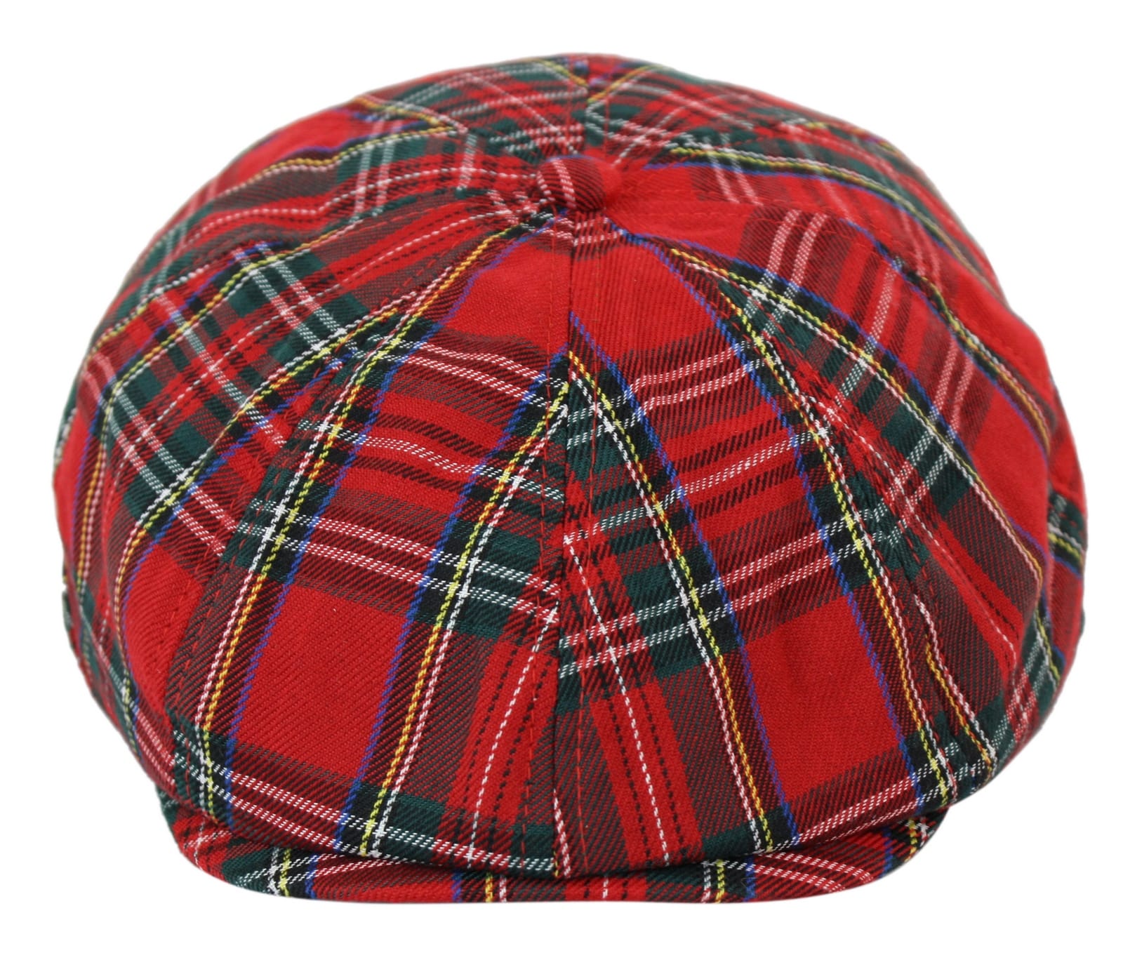 Herrhatt i tweed med 8 paneler