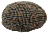 Herrhatt i tweed med 8 paneler