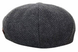 HT6316 - Herr Fiskbensmönstrad Tweed Peaky Blinders Hatt