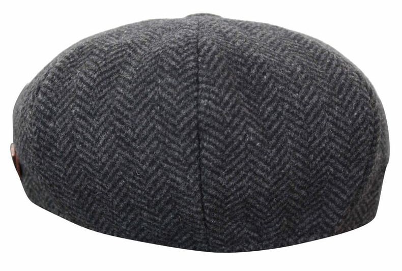 HT6316 - Herr Fiskbensmönstrad Tweed Peaky Blinders Hatt