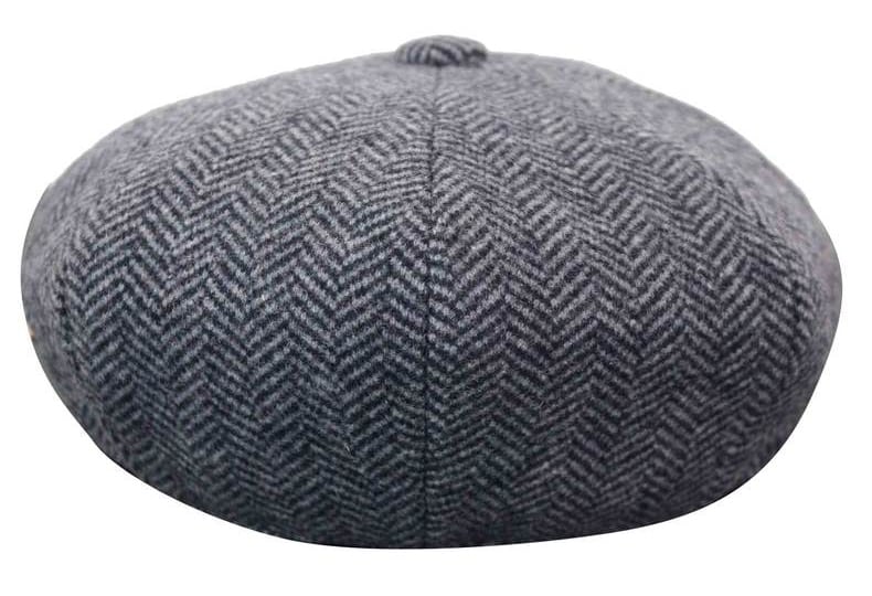 HT6316 - Herr Fiskbensmönstrad Tweed Peaky Blinders Hatt
