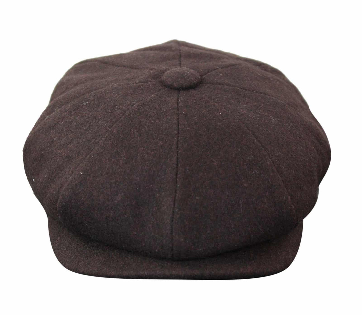 HT6363 - Herr Vintage Tweed Newsboy Peaky Blinders Keps - Brun/Vin