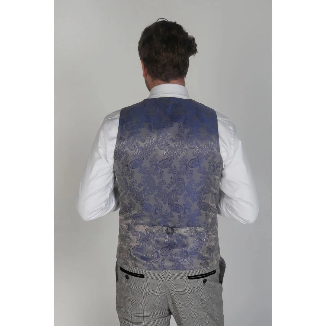 Hugo - Herrrutig grå väst