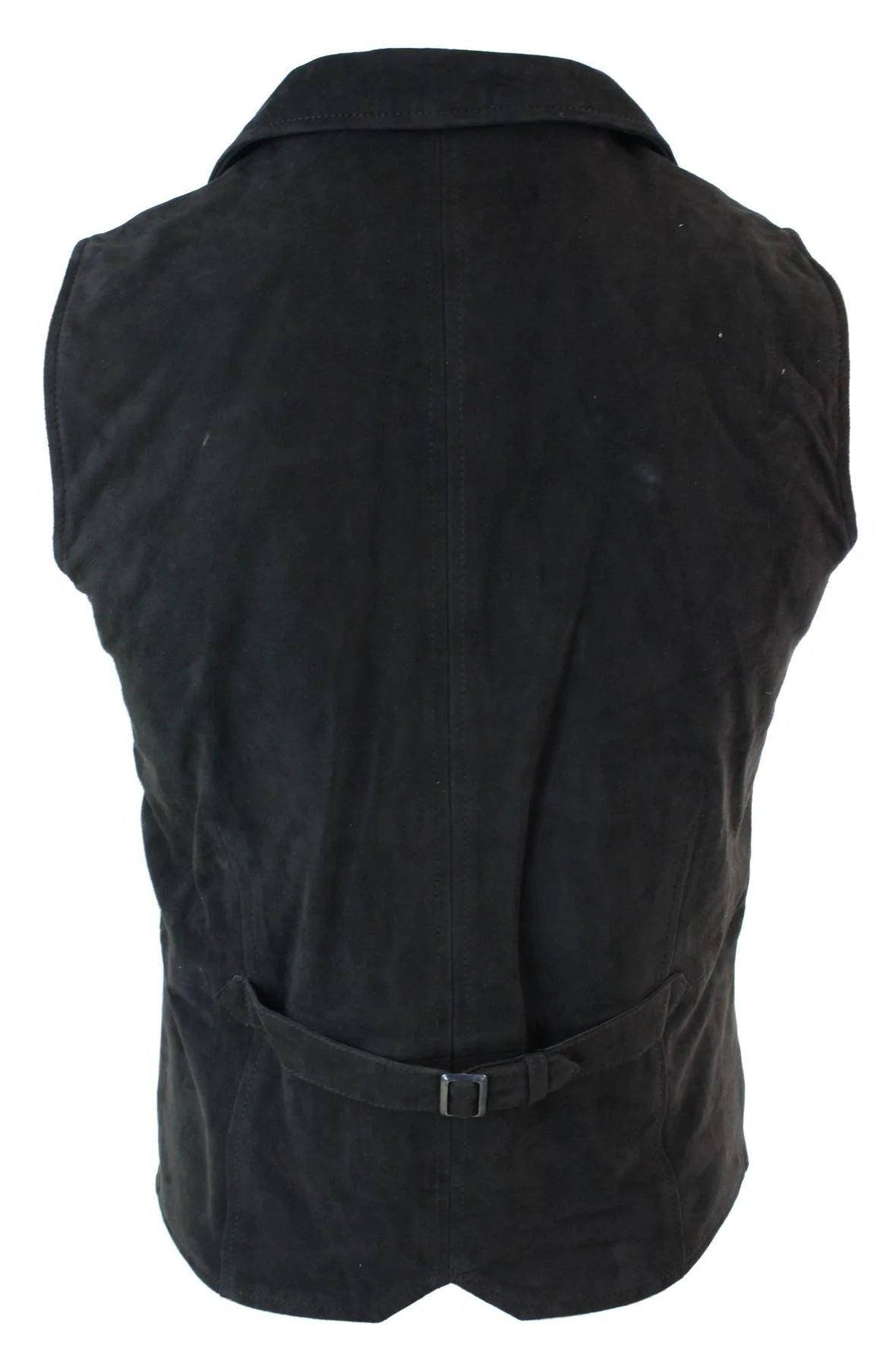 Herrväst i äkta mocka, brun, elegant casual, vintage, retro