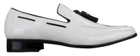 Herr Slip-On Lack Glänsande Tofs Loafers Läder Smart Casual