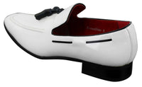 Herr Slip-On Lack Glänsande Tofs Loafers Läder Smart Casual