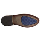 Herr Slip-On Loafers i Äkta Mocka Bruna Smart Casual Klassisk Komfort Passform