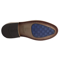 Herr Slip-On Loafers i Äkta Mocka Bruna Smart Casual Klassisk Komfort Passform