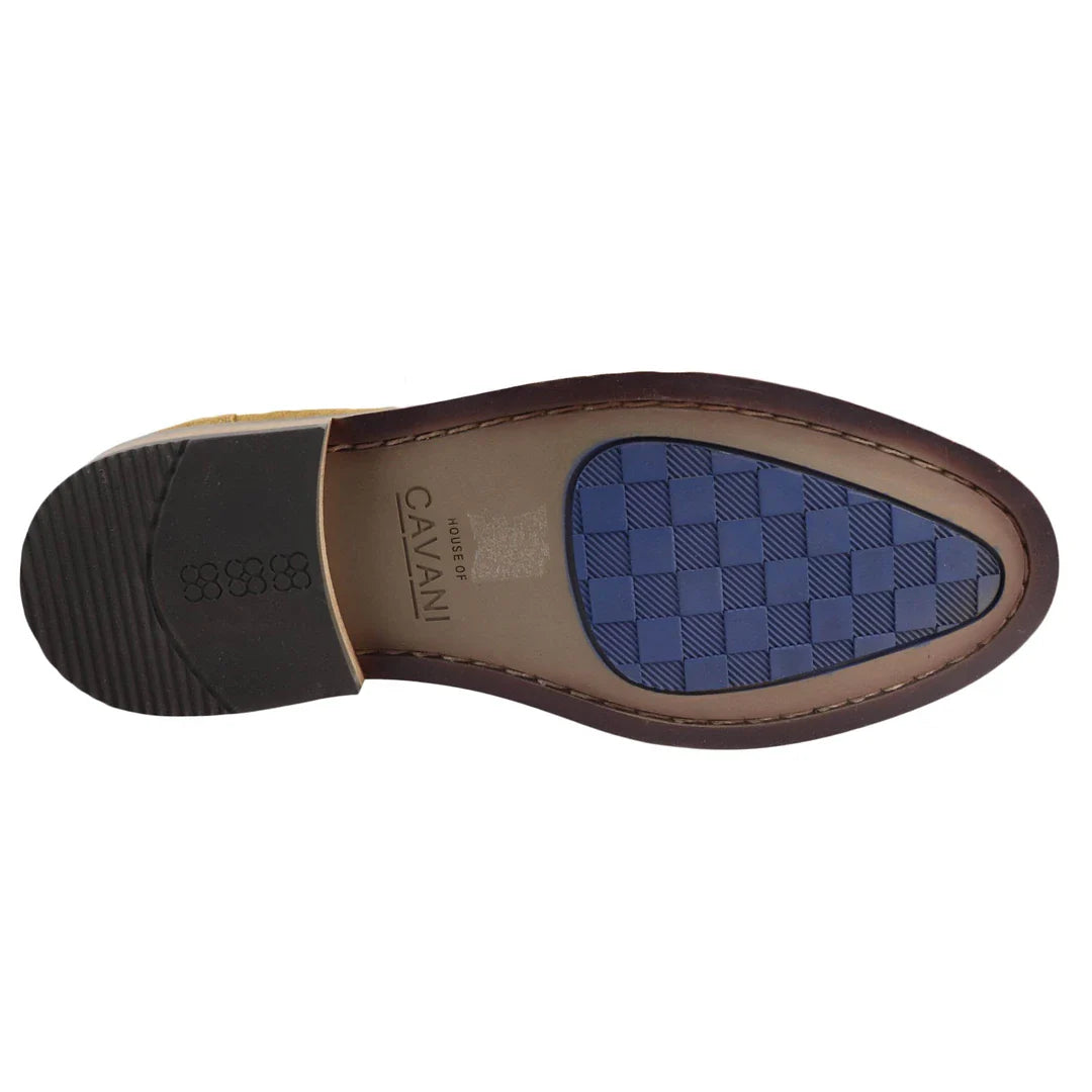 Herr Slip-On Loafers i Äkta Mocka med Båtskor Bruna, Smarta Casual Klassiska, Komfort Passform