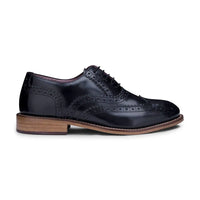 Barn Pojkar Äkta Läder Brogues Snörade Eleganta Formella Vintage Klassiska Peaky
