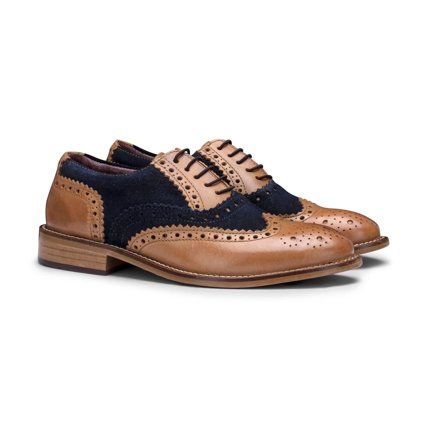 Barn Brogues i äkta läder · Snörade · Eleganta · Formella · Vintage · Klassiska · Peaky