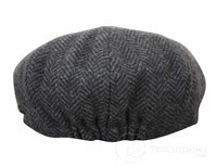 Barn Peaky Blinders Newsboy Tweed Fiskbensmönstrad 8 Panel Hatt