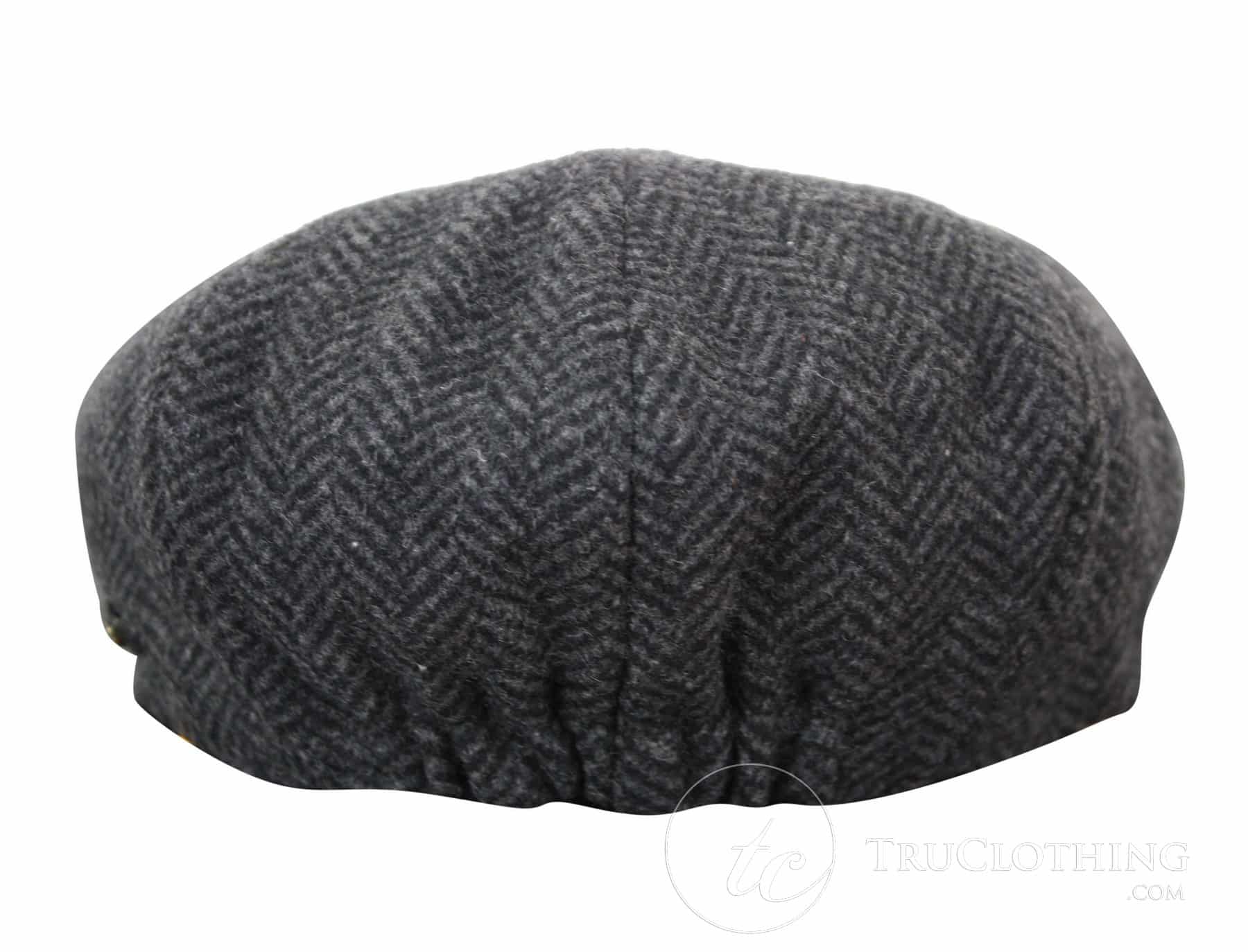 Barn Peaky Blinders Newsboy Tweed Fiskbensmönstrad 8 Panel Hatt