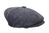 Barn Peaky Blinders Newsboy Tweed Fiskbensmönstrad 8 Panel Hatt