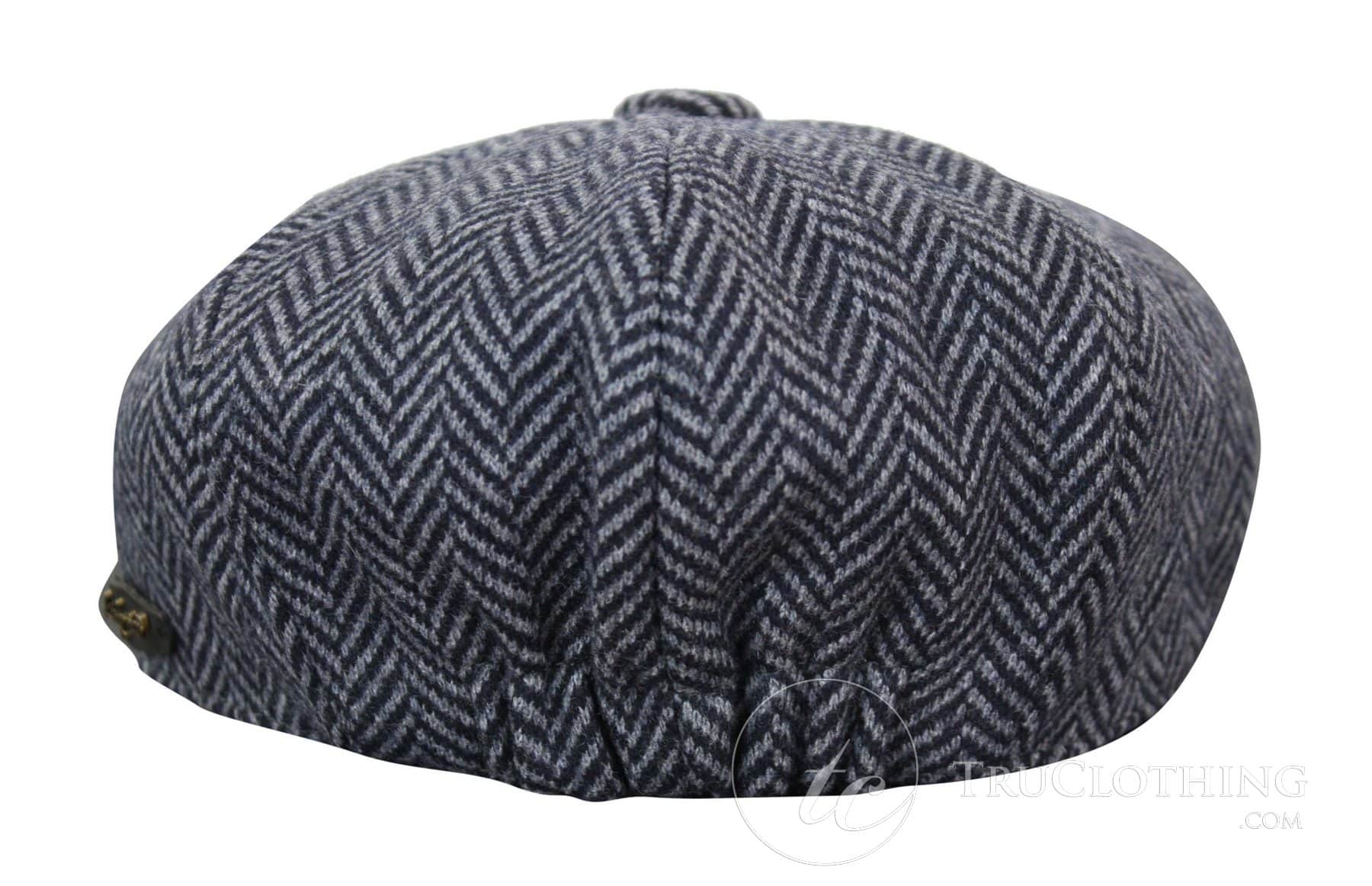 Barn Peaky Blinders Newsboy Tweed Fiskbensmönstrad 8 Panel Hatt