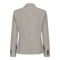 Dam Tweed Beige Kavaj Ull Klassisk Jaktjacka Vintage 1920-tals Retro