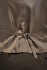 Dubbelknäppt väst med kedja för män - Cavani Lennox