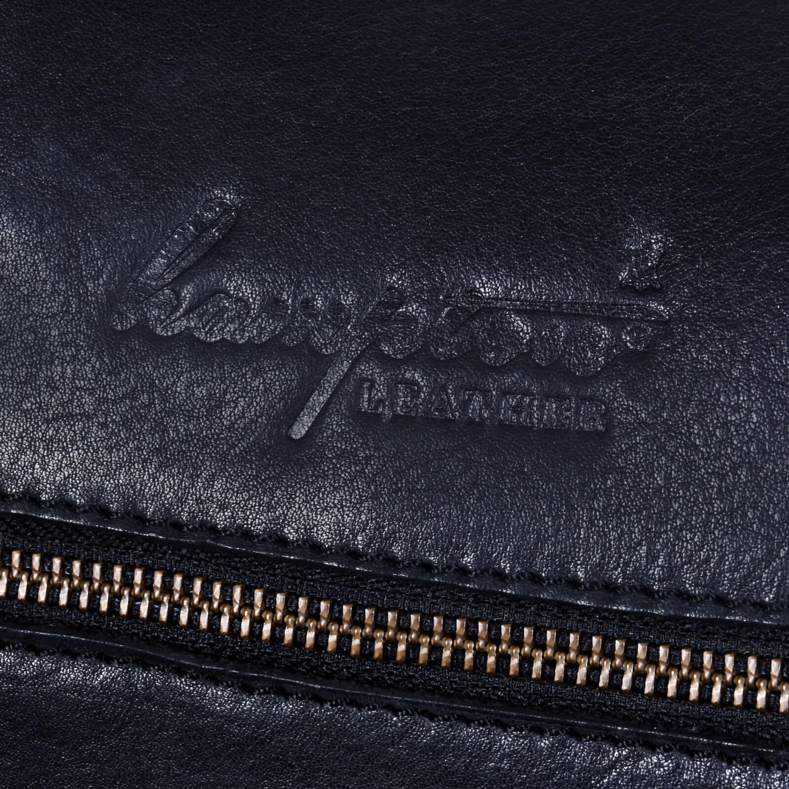 Äkta Läder Vintage Handbagageväska - Svart