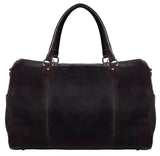 Äkta Läder Vintage Handbagageväska - Brun