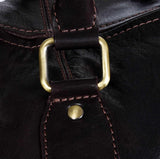 Äkta Läder Vintage Handbagageväska - Brun