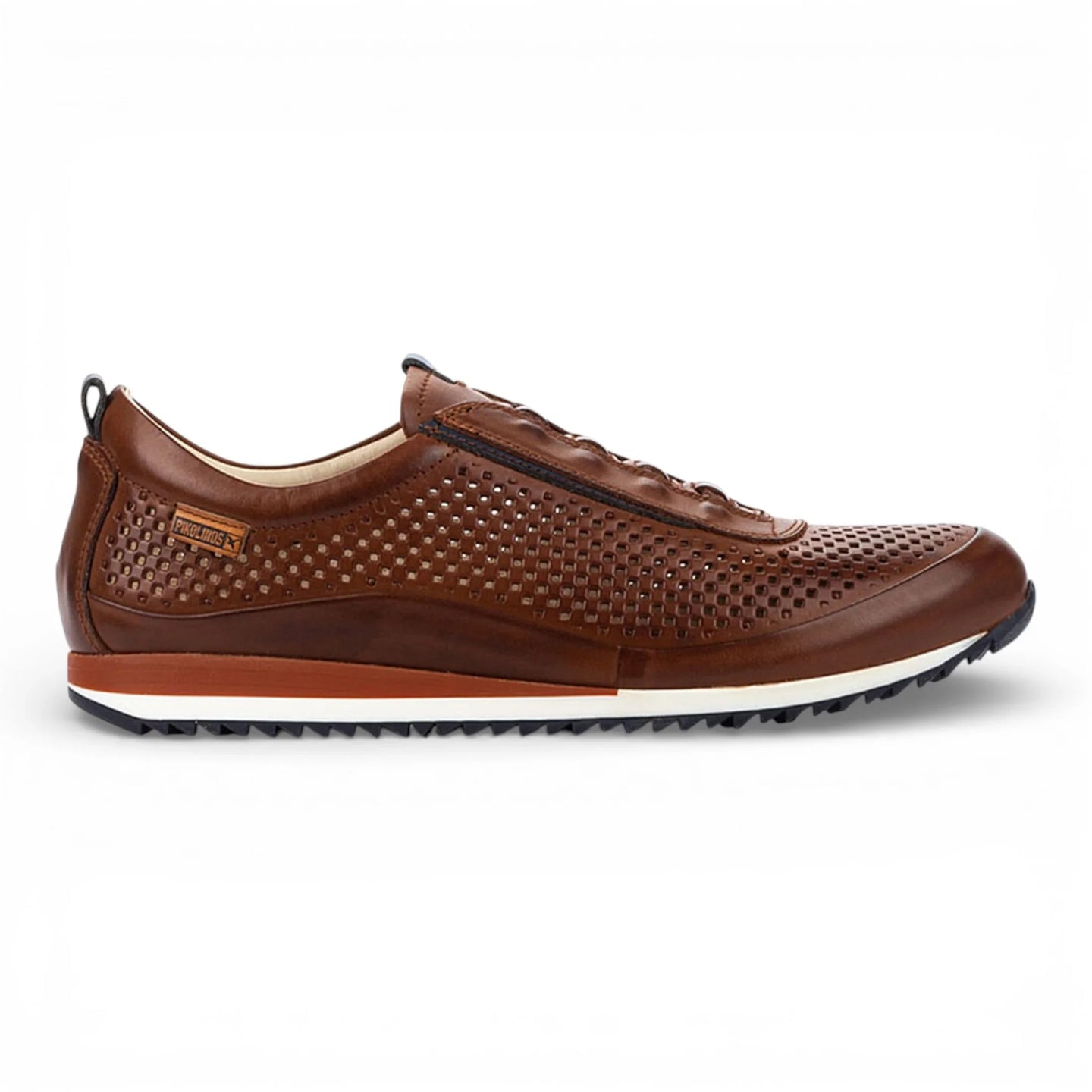 Liverpool - Herr Bruna Läder Elastiska Slip-on Sneakers