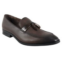 Herrloafers med slip-on och tofsformella skor