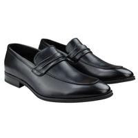 Herrmockasiner Svarta Loafers Skor Läderfodrade Slip On Eleganta Formella Skor