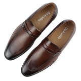 Herrmockasiner Bruna Loafers Skor Läderfodrade Slip On Eleganta Formella Skor
