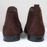 Herr slip-on bruna mockafodrade chelseaboots