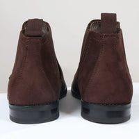 Herr slip-on bruna mockafodrade chelseaboots