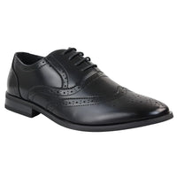 Svarta brogues för män