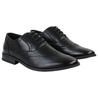 Svarta brogues för män